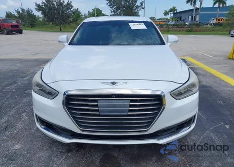2017 Genesis G90 Ultimate z USA, uszkodzony, nr VIN KMHG54JH2HU031133